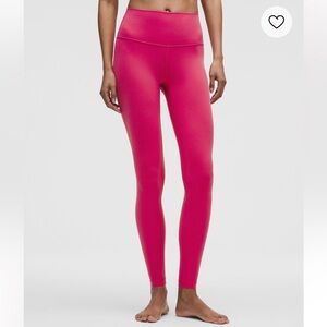 NWOT lululemon Align™ High-Rise Pant 28" Raspberry Coulis sz.14